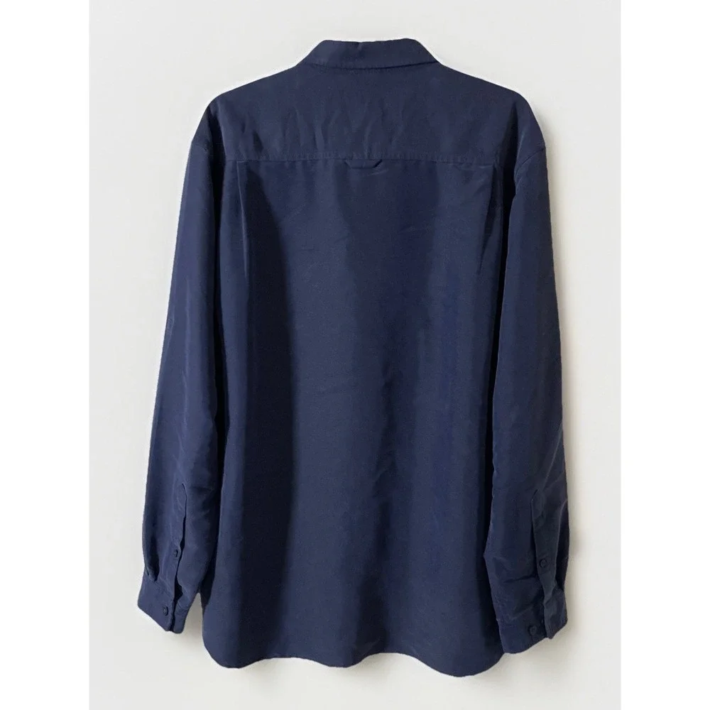 The North‎ Face Shirt Mens XL Navy Blue Lined Long Sleeve ACCX Syncline HIKING